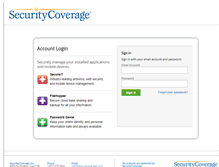 Tablet Screenshot of myportal.securitycoverage.com